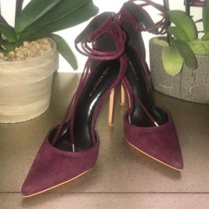 Burgundy heels